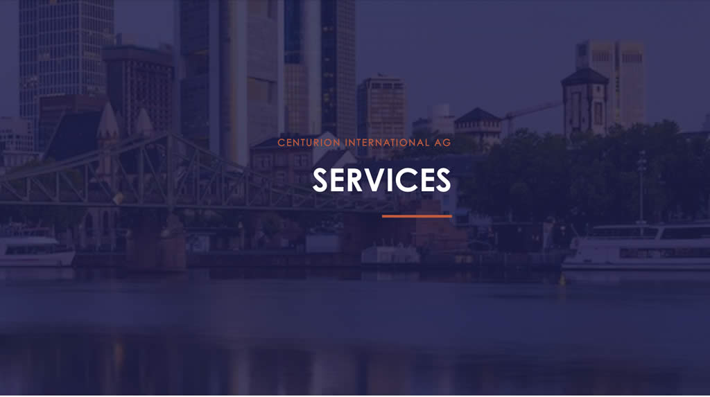 Centurion International AG provides consulting services